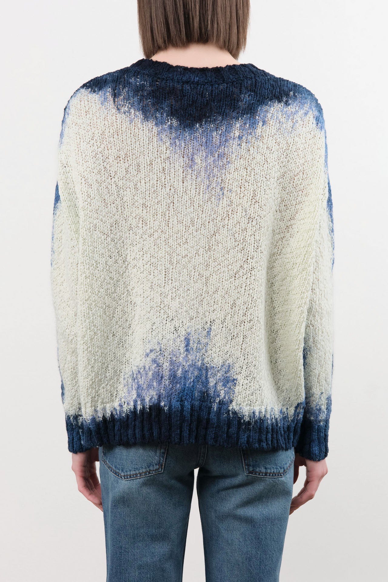 F Cashmere Apparel Womens Sweaters Grace Cotton Crew Sweater