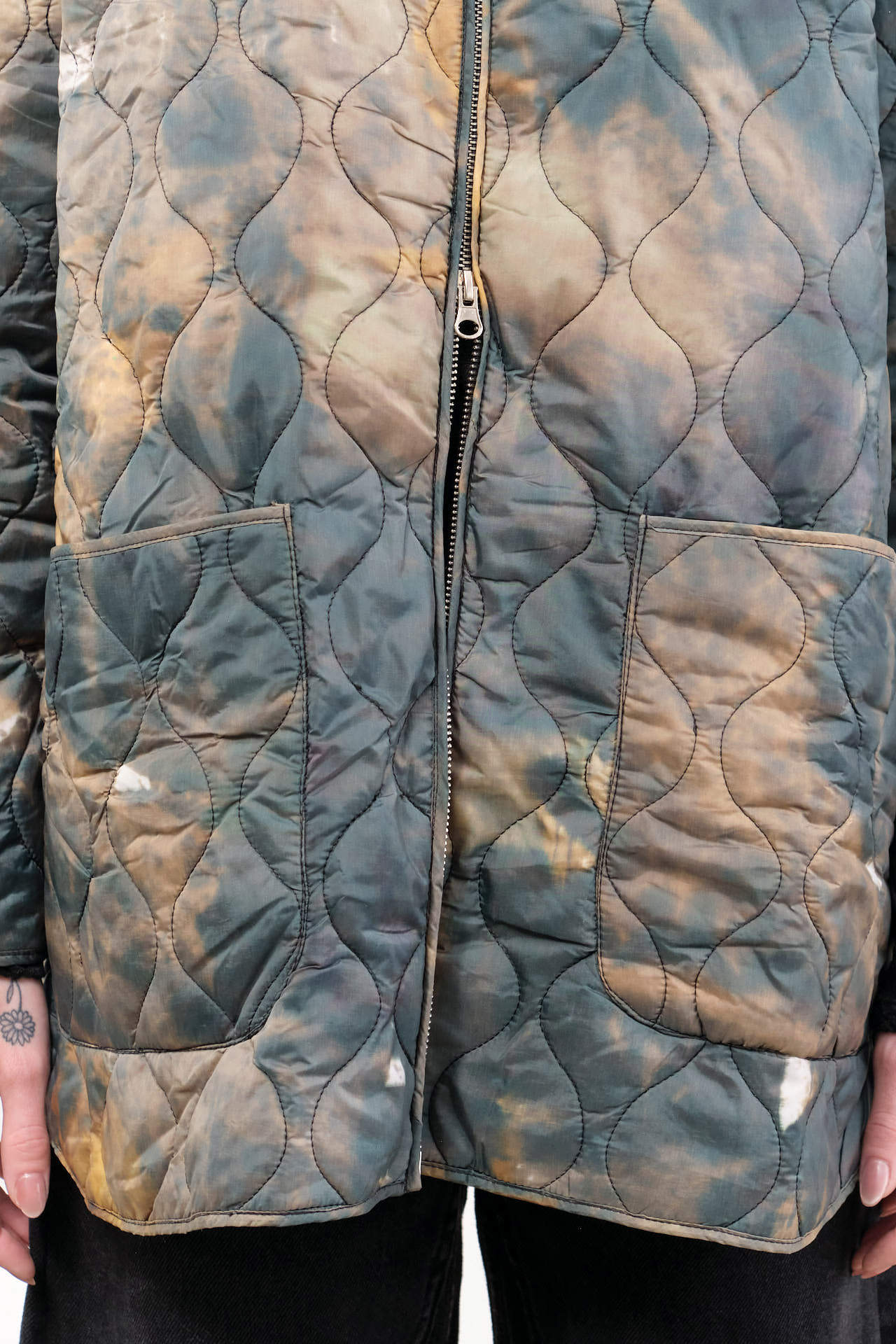 F Cashmere Apparel Womens Outerwear Kat Jacket in Brown/Black