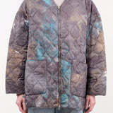 F Cashmere Apparel Womens Outerwear Kat Jacket in Blue/Grey
