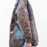 F Cashmere Apparel Womens Outerwear Kat Jacket in Blue/Grey