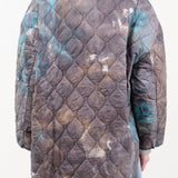F Cashmere Apparel Womens Outerwear Kat Jacket in Blue/Grey