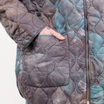 F Cashmere Apparel Womens Outerwear Kat Jacket in Blue/Grey