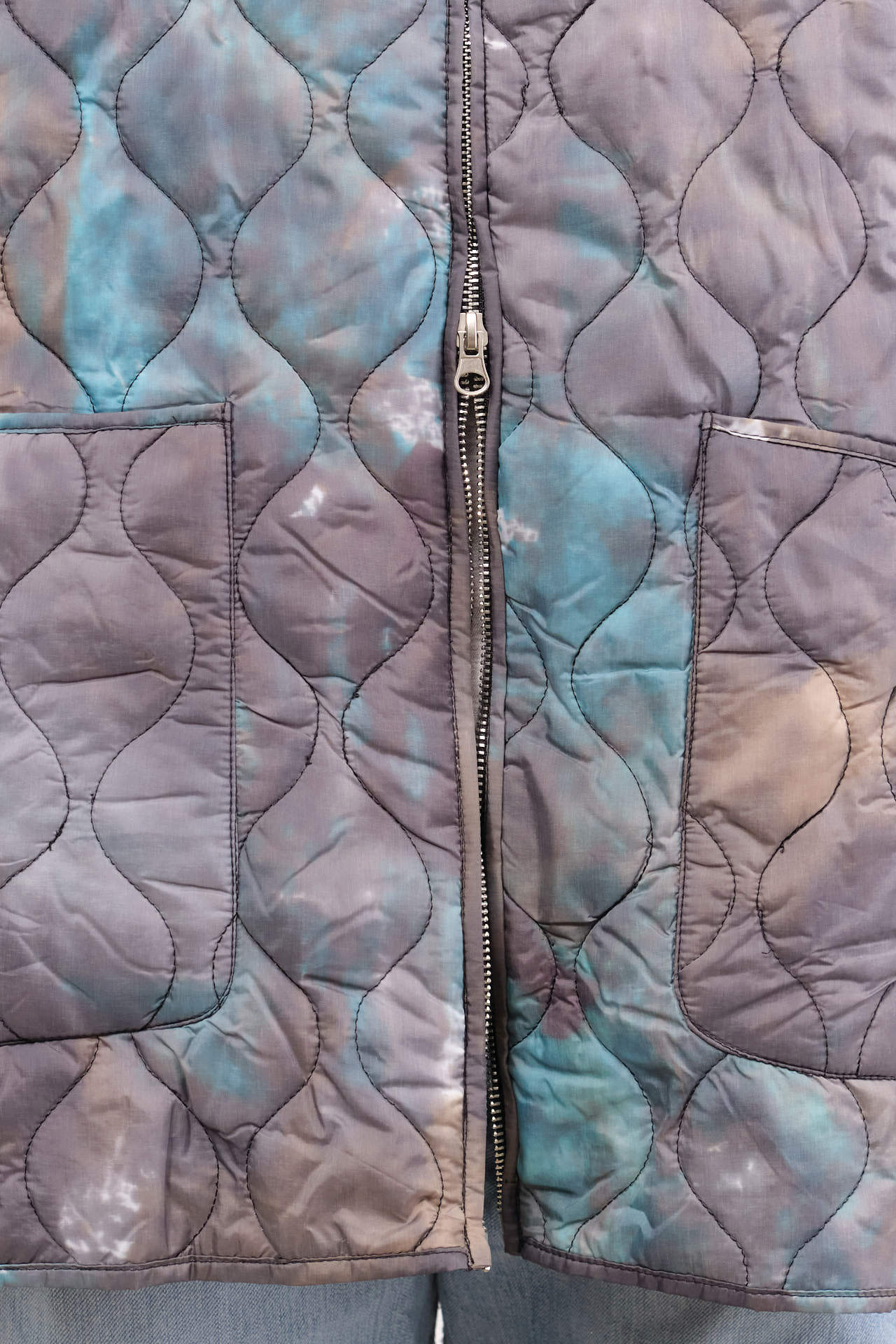 F Cashmere Apparel Womens Outerwear Kat Jacket in Blue/Grey