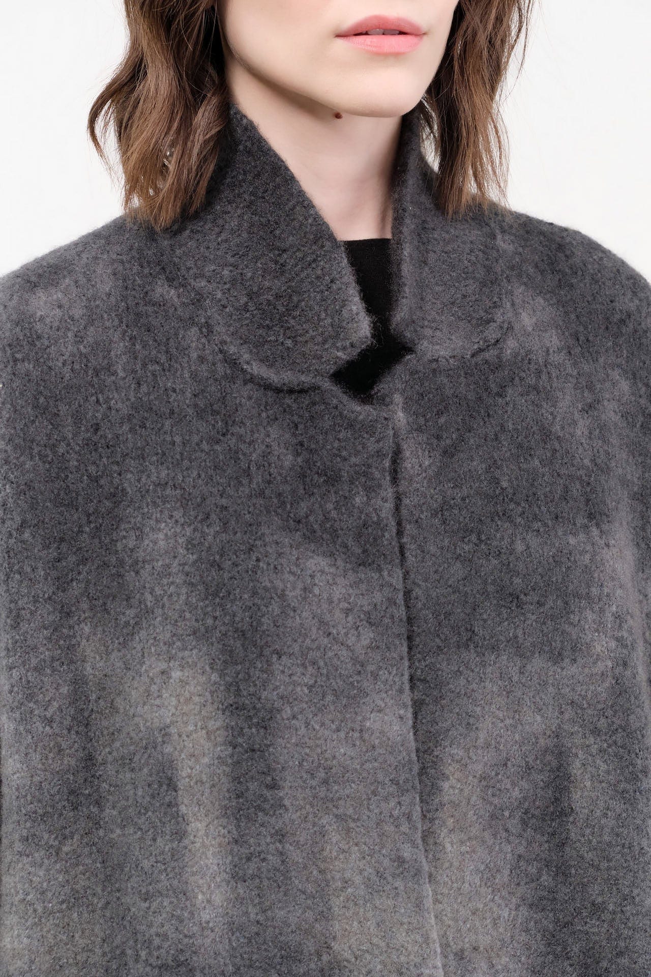 F Cashmere Apparel Womens Sweaters Luna Cardigan in Black
