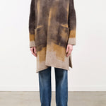 F Cashmere Apparel Womens Sweaters Luna Cardigan in Brown