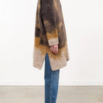 F Cashmere Apparel Womens Sweaters Luna Cardigan in Brown