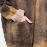 F Cashmere Apparel Womens Sweaters Luna Cardigan in Brown