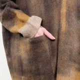 F Cashmere Apparel Womens Sweaters Luna Cardigan in Brown
