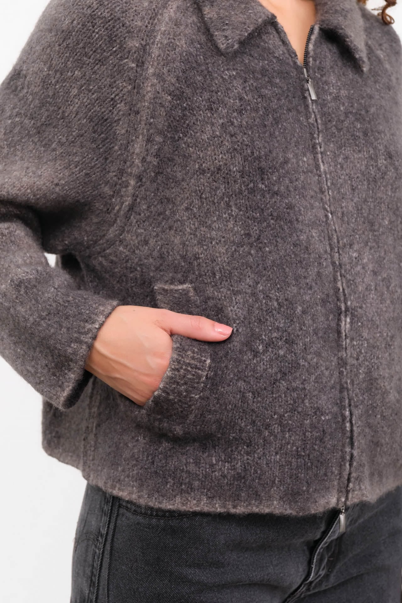F Cashmere Apparel Womens Sweaters Luna Jacket