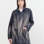 F Cashmere Apparel Womens Sweaters Luna Long Cardigan in Grey