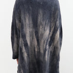 F Cashmere Apparel Womens Sweaters Luna Long Cardigan in Grey