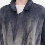 F Cashmere Apparel Womens Sweaters Luna Long Cardigan in Grey