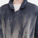 F Cashmere Apparel Womens Sweaters Luna Long Cardigan in Grey