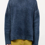 F Cashmere Apparel Womens Sweaters Marianne Sweater in Blue