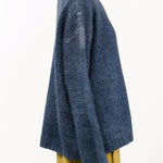 F Cashmere Apparel Womens Sweaters Marianne Sweater in Blue