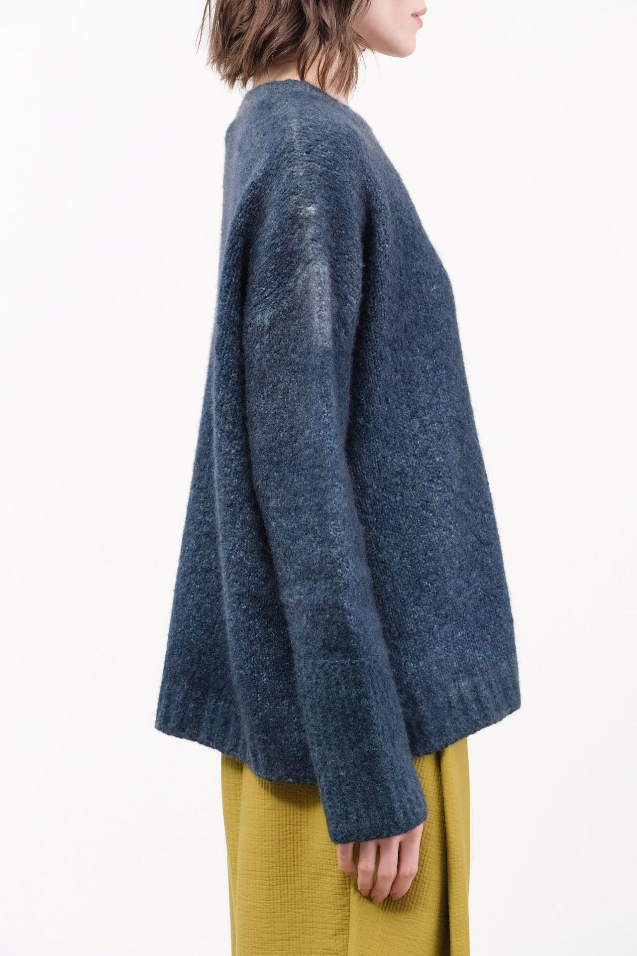 F Cashmere Apparel Womens Sweaters Marianne Sweater in Blue