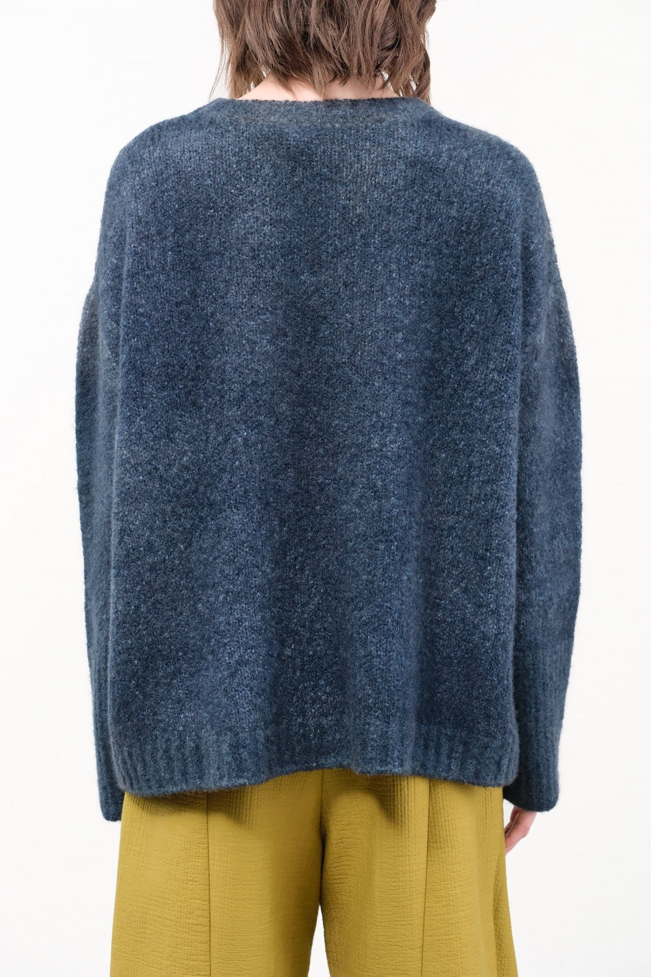 F Cashmere Apparel Womens Sweaters Marianne Sweater in Blue