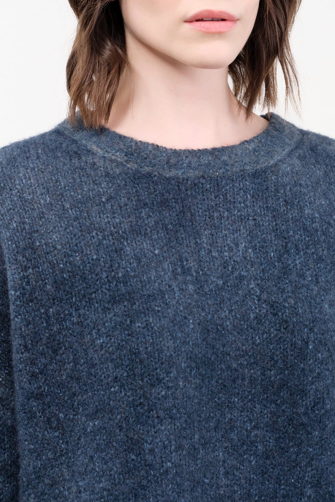 F Cashmere Apparel Womens Sweaters Marianne Sweater in Blue