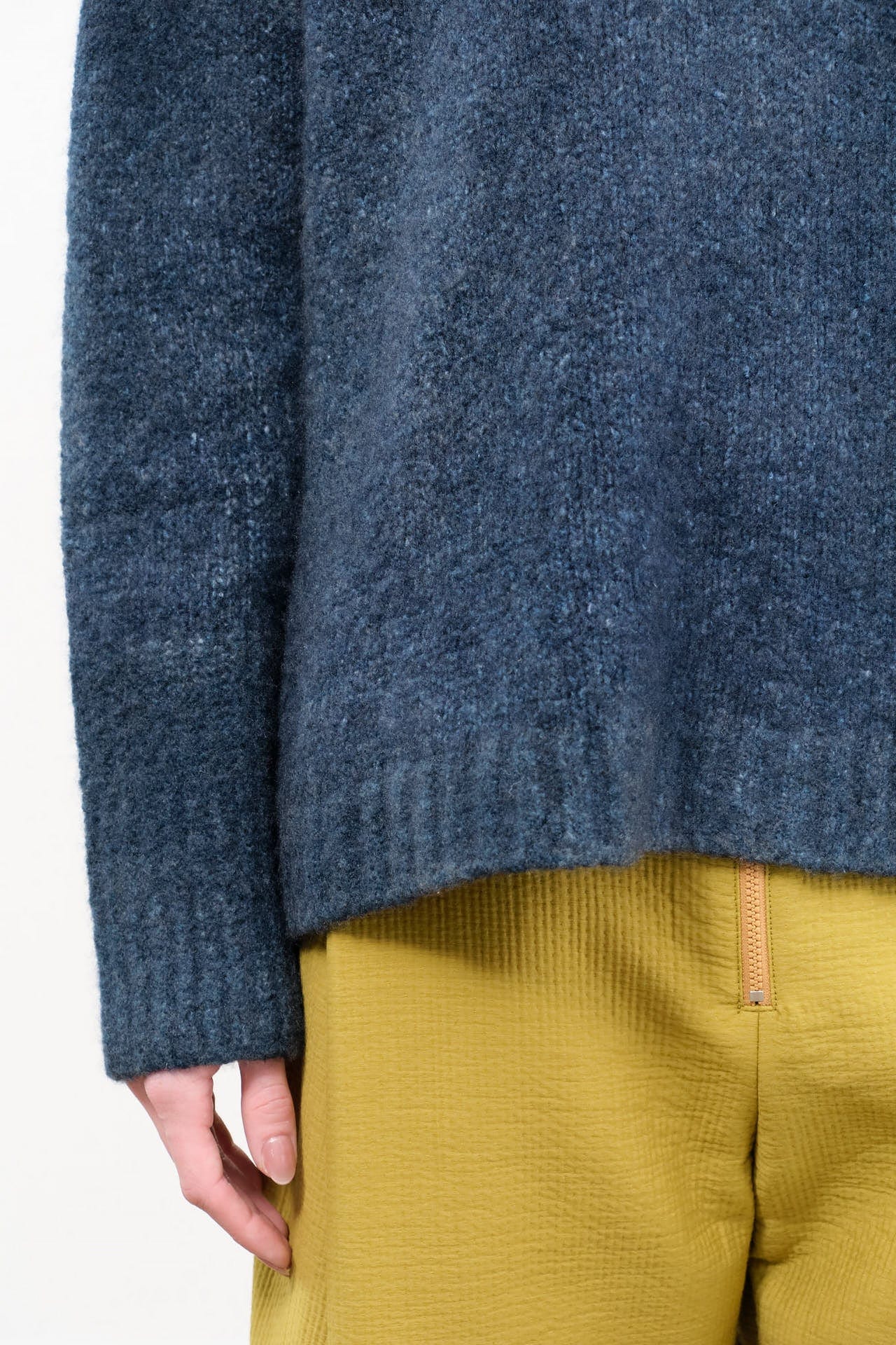 F Cashmere Apparel Womens Sweaters Marianne Sweater in Blue