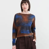 F Cashmere Apparel Womens Sweaters Poppy Short Crew Sweater