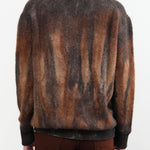 F Cashmere Apparel Womens Sweaters Rose Baseball Cardigan