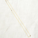 Flat Oval Disc Necklace by Carrie Hoffman in 14k Gold