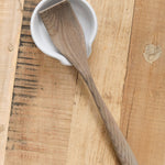 Farmhouse Pottery Laurel Spoon Rest in White Stoneware