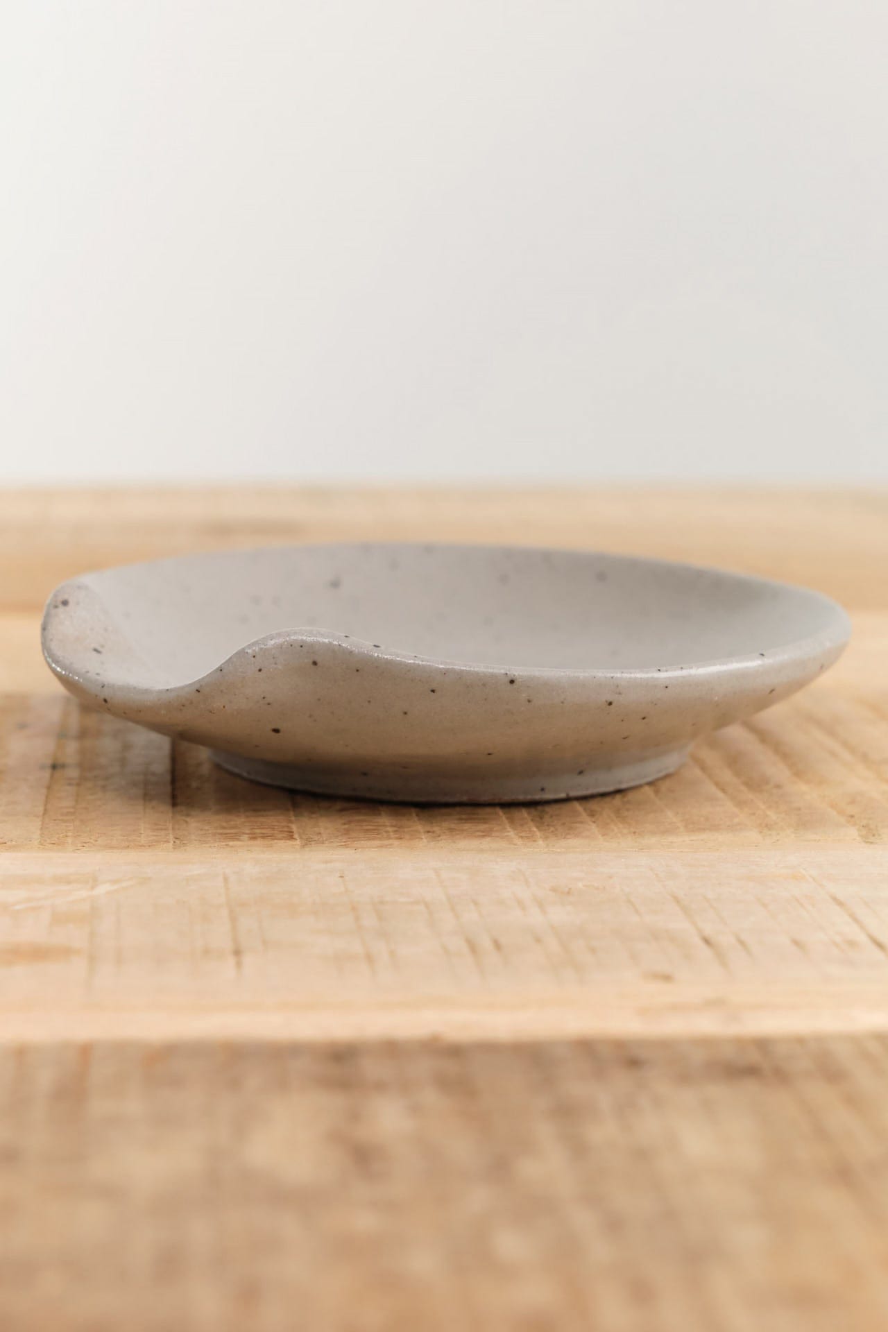 Farmhouse Pottery Home Kitchen Serving Agrarian Spoon Rest Stoneware