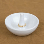 Farmhouse Pottery Home Bath Organization Ring Dish Stoneware