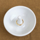 Farmhouse Pottery Home Bath Organization Ring Dish Stoneware