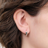 Fay Andrada Jewelry Earrings Extra Small Fasetti Hoops Sterling Silver / Pair