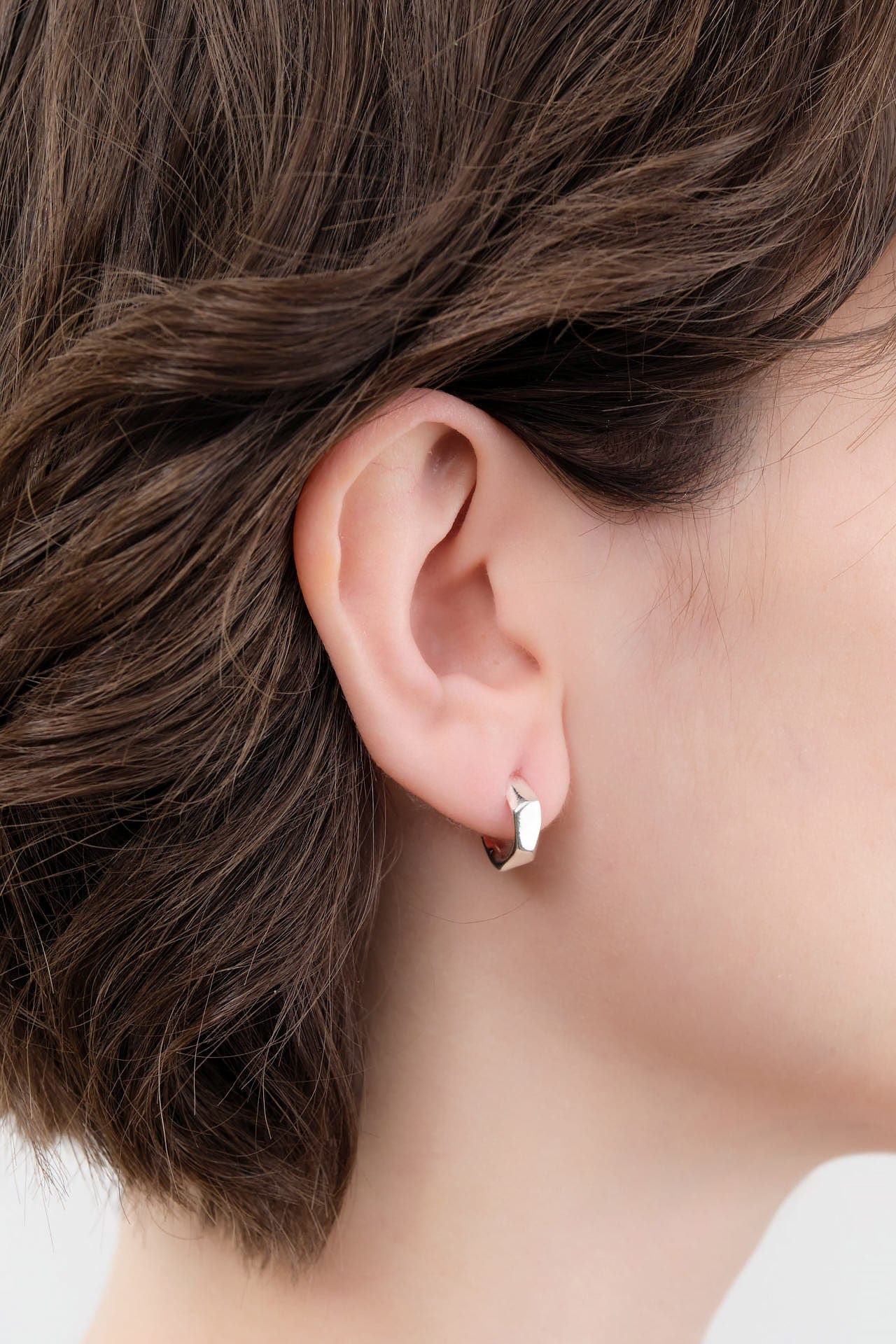 Fay Andrada Jewelry Earrings Extra Small Fasetti Hoops Sterling Silver / Pair