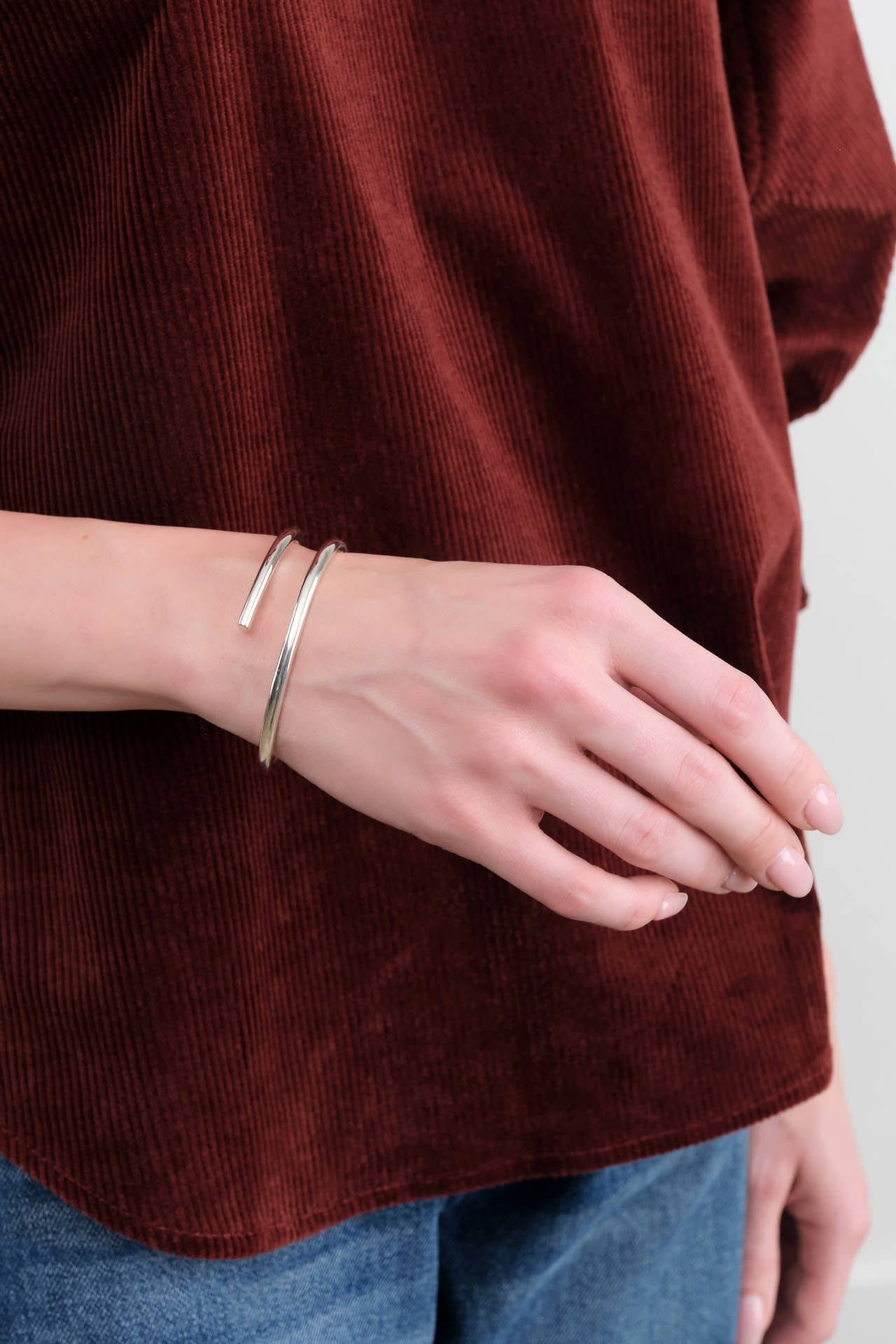 Fay Andrada Jewelry Bracelets Lasso Cuff Sterling Silver