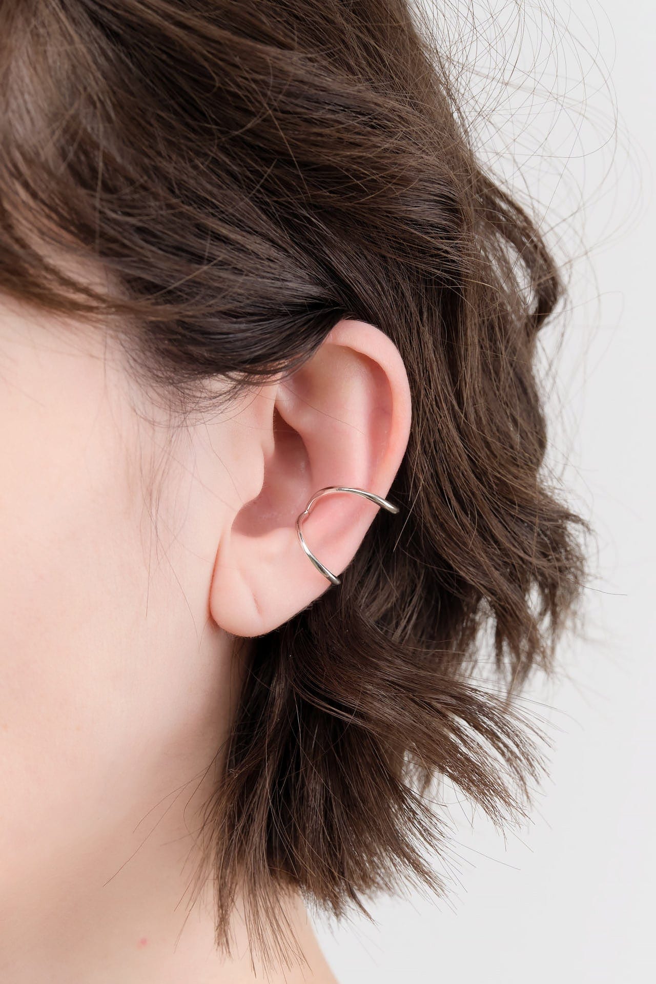 Fay Andrada Jewelry Earrings Nokka Ear Cuff Sterling Silver / Single