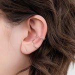 Fay Andrada Jewelry Earrings Nokka Ear Cuff Sterling Silver / Single