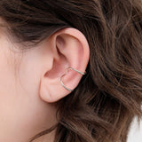 Fay Andrada Jewelry Earrings Nokka Ear Cuff Sterling Silver / Single
