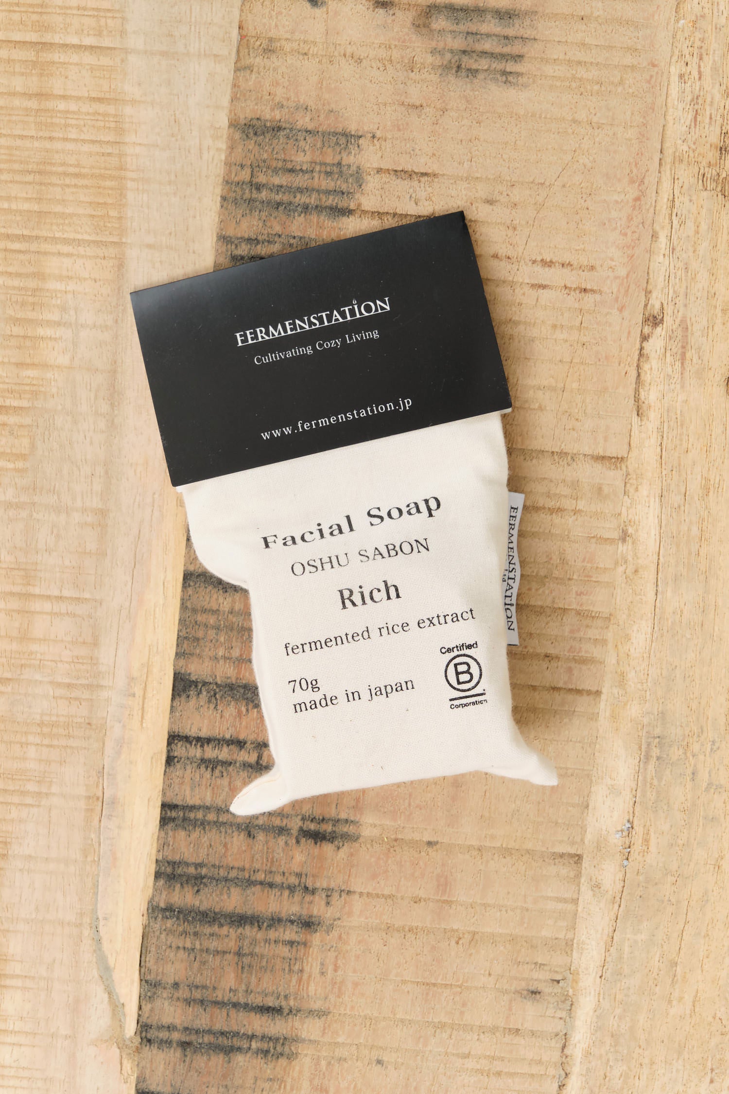 Natural and Rich Facial Bar Soap by Fermenstation 