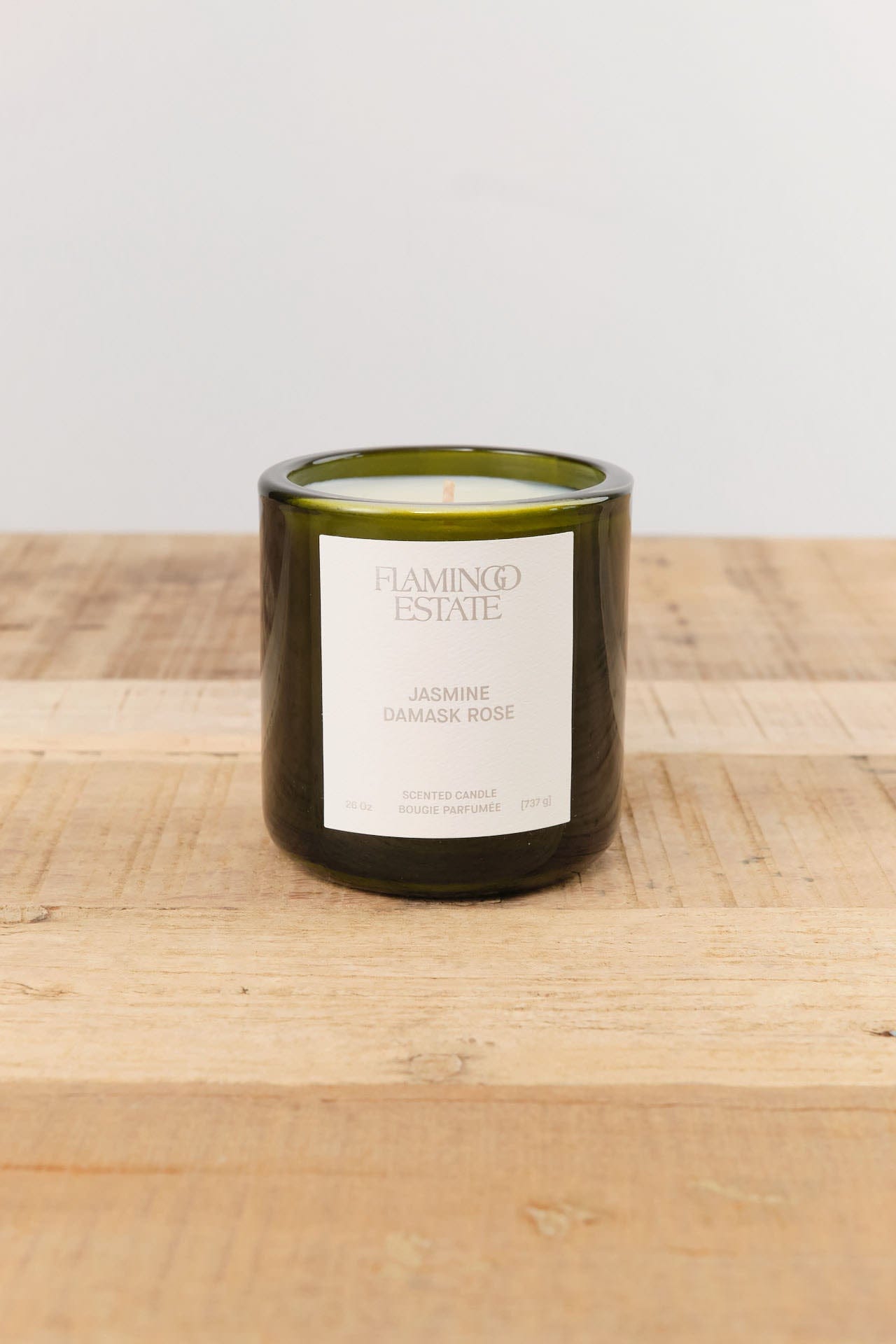 Flamingo Estate Home Candles Jasmine Damask Rose Candle