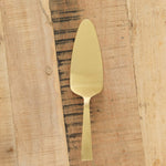 Fog Linen Work Home Kitchen Utensils Brass Cake Server Brass / 8.25" L