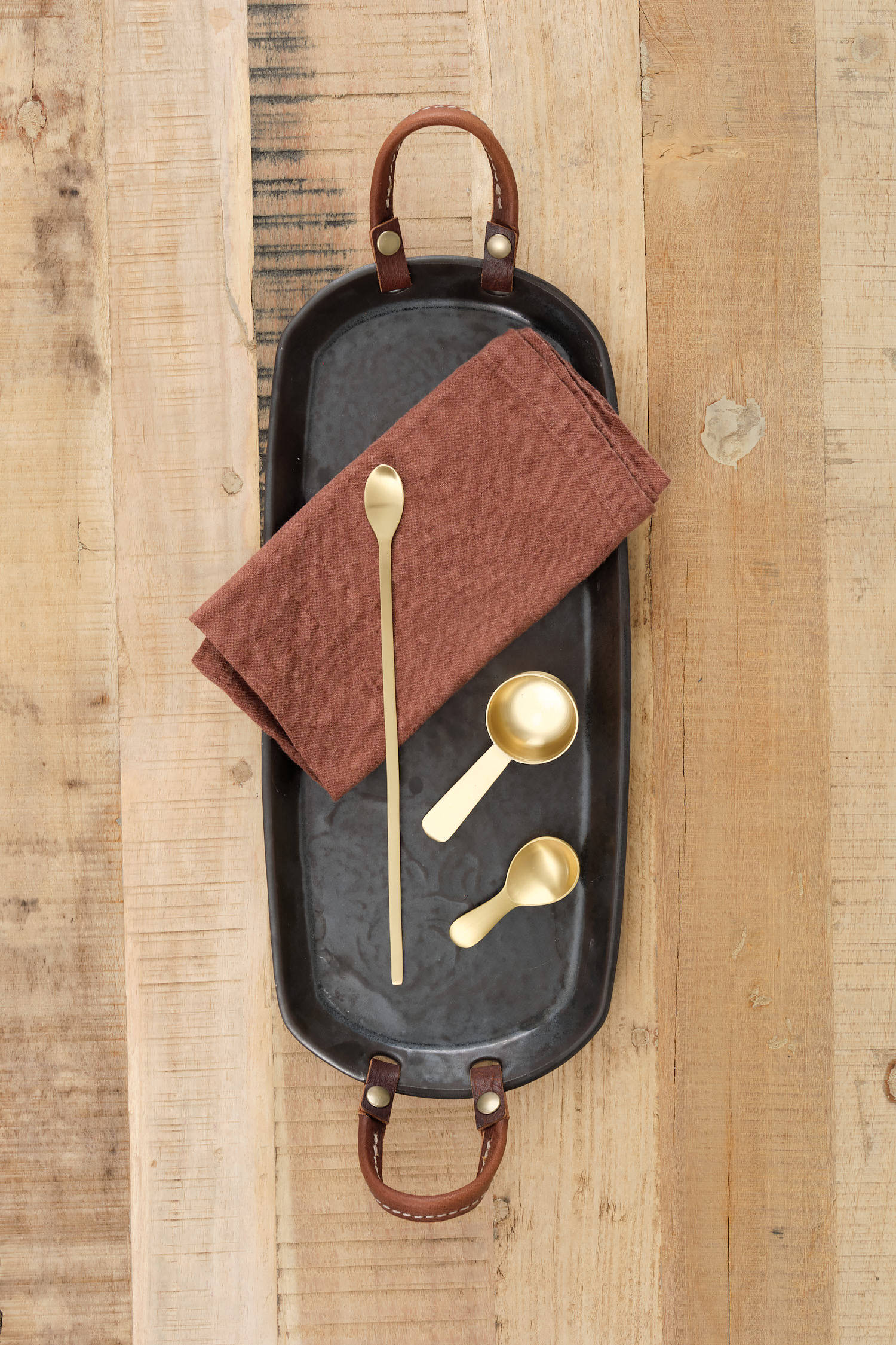 Fog Linen Work Brass Muddler Spoon