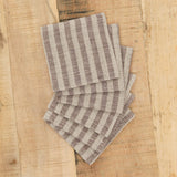Fog Linen Work Home Kitchen Coasters Linen Coasters Set Roman / Set of 6