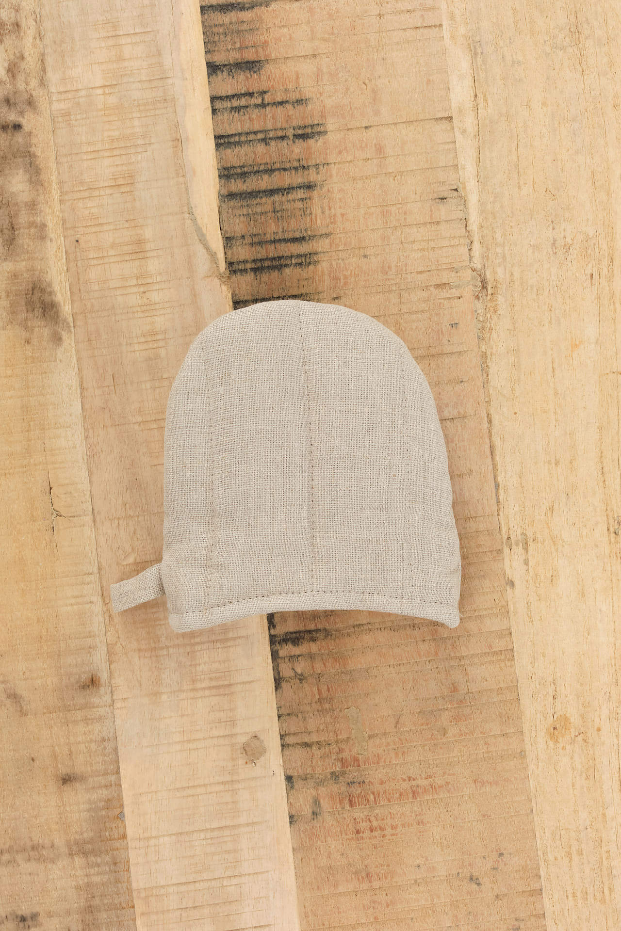 Fog Linen Work Home Kitchen Serving Linen Oven Mitten Greige