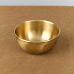 Front view of Medium Brass Bowl