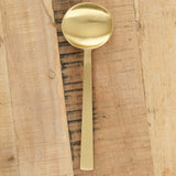 Fog Linen Work Home Kitchen Utensils Medium Brass Spoon Brass / 9.5" L