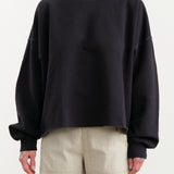 Rachel Comey Apparel Womens Lounge Fonder Sweatshirt in Charcoal Charcoal / XS/S