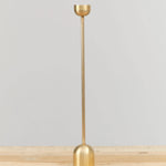 Brass Dome Large Spindle Candle Holder by Fort Standard