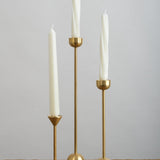 Fort Standard Brass Spindle Candle Holders