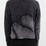 Galadriel Mattei Apparel Womens Sweaters Billows Deconstructed Crew Relaxed Crop Sweater