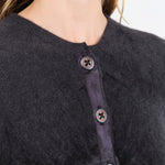 Galadriel Mattei Apparel Womens Sweaters Billows Deconstructed Crew Relaxed Crop Sweater