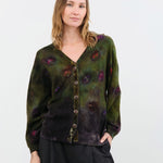 Galadriel Mattei Apparel Womens Sweaters Bloomers Deconstructed V-Neck Oversized Cardigan